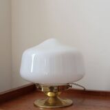 Opal globe installation lamp