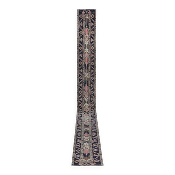 Tapis de couloir turc vintage