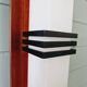 Scandinavian wall light in opaline and teak, 1960s