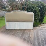 Linen headboard