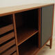 Enfilade en teck, design danois, années 1970, production: danemark