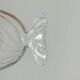 Vintage thick glass candy-shaped catchall.