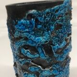 Vallauris seafoam cuff vase