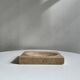 Travertine soap dish / pocket emptier, Italy 1970