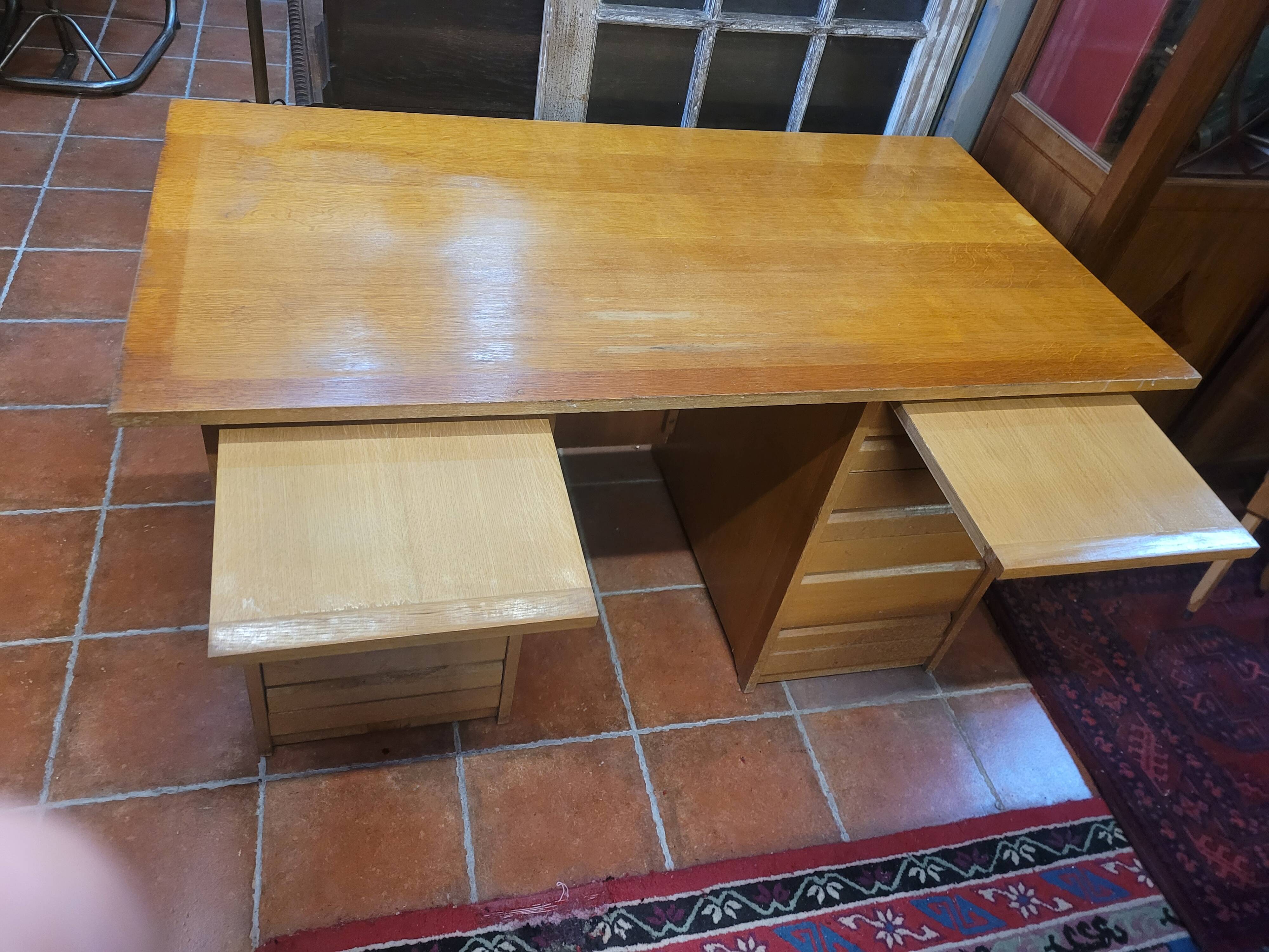 Vintage oak desk from the 60s