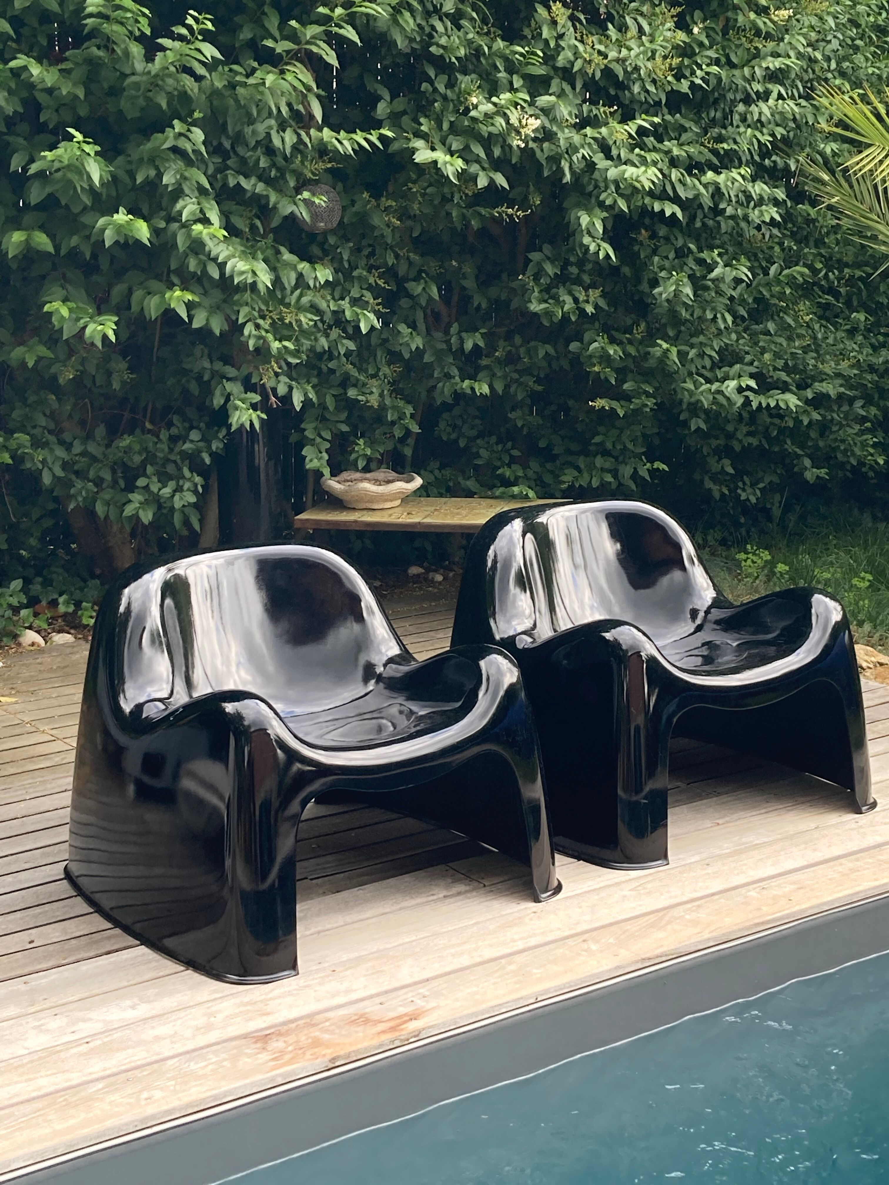 Toga armchairs by Sergio Mazza