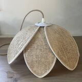 Vintage plant fibre lotus suspension
