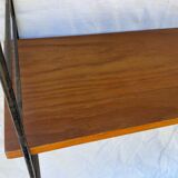 1960s String shelf in teak and metal
