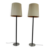 A Pair Of “Flet” Floor Lamps by Jo Hammerborg for Fog & Mørup, Denmark – 1960s