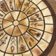 Table basse herbiers vintage