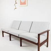 Canapé kvadrat laine gris Yngve Ekström pour Pastoe