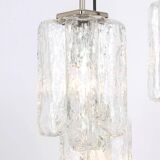 Superb cascading chandelier designed in Murano glass by Kalmar, Austria, 1970s.