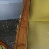 Pair of bridge armchairs with compass feet