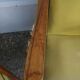 Pair of bridge armchairs with compass feet
