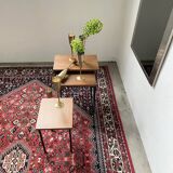 Modernist teak nesting tables from the 50s