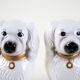 Ceramic dog figurines, English style, 1970s, made in England