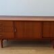 Modernist long sideboard of the 1970s