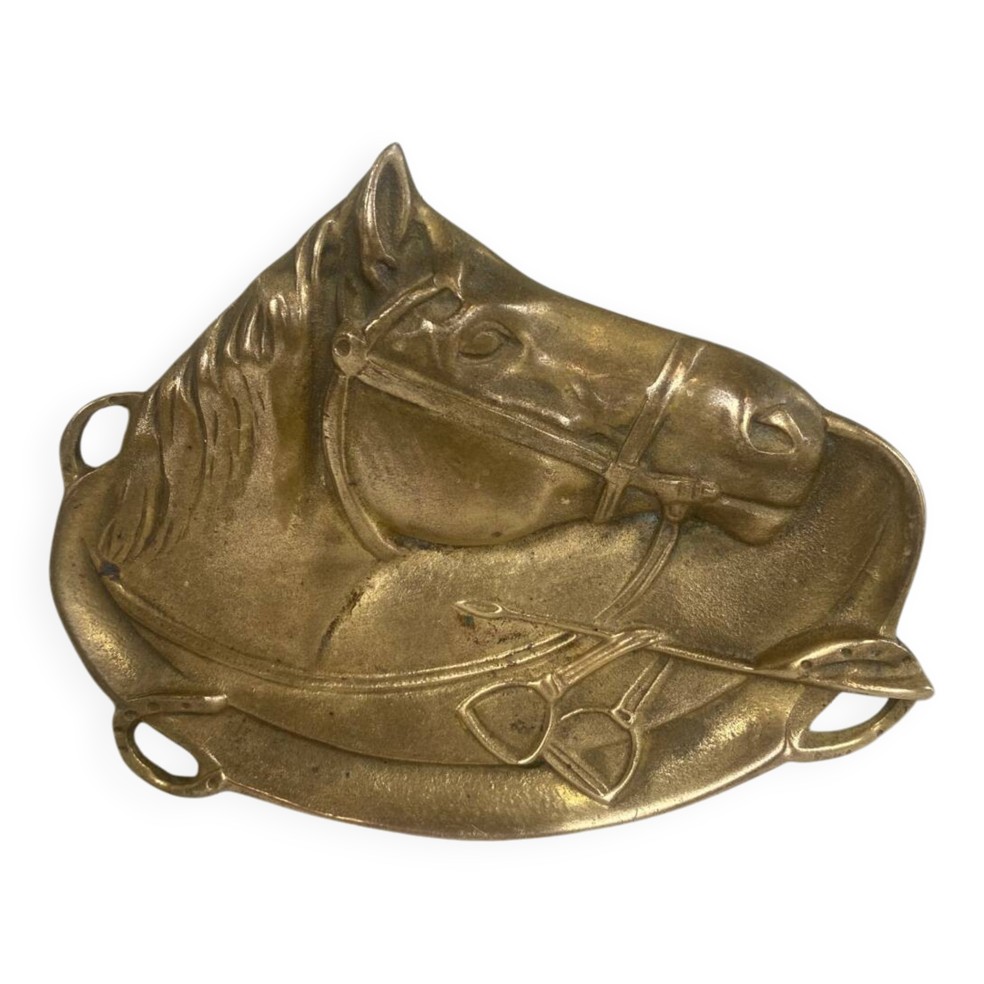 Antique brass pocket emptier