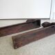 chenets anciens fonte XIXe antique french fireplace andirons