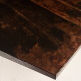 Table à manger Mod. 2007D par Willy Rizzo & Nucci Valsecchi pour Aldo Tura, 1970