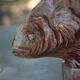 Ceramic fish statuette signed