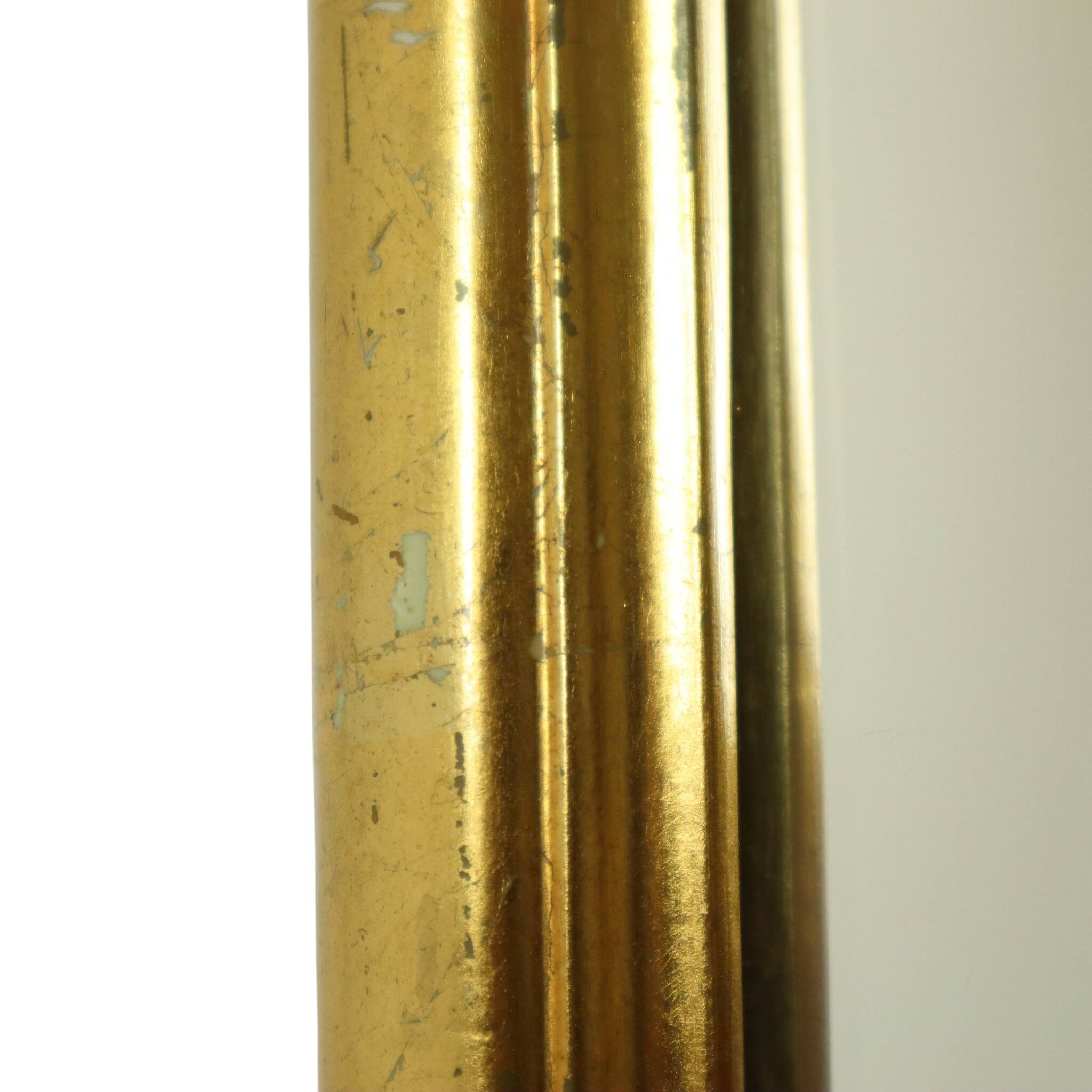 Classic Gold Leaf Mirror Crested Mirror Baroque Style 79cm