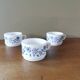 Suite de 3 grandes tasses vintage