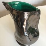 Vallauris 1960 glazed earth vase