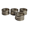 Set of 4 Alpacca napkin rings, South America
