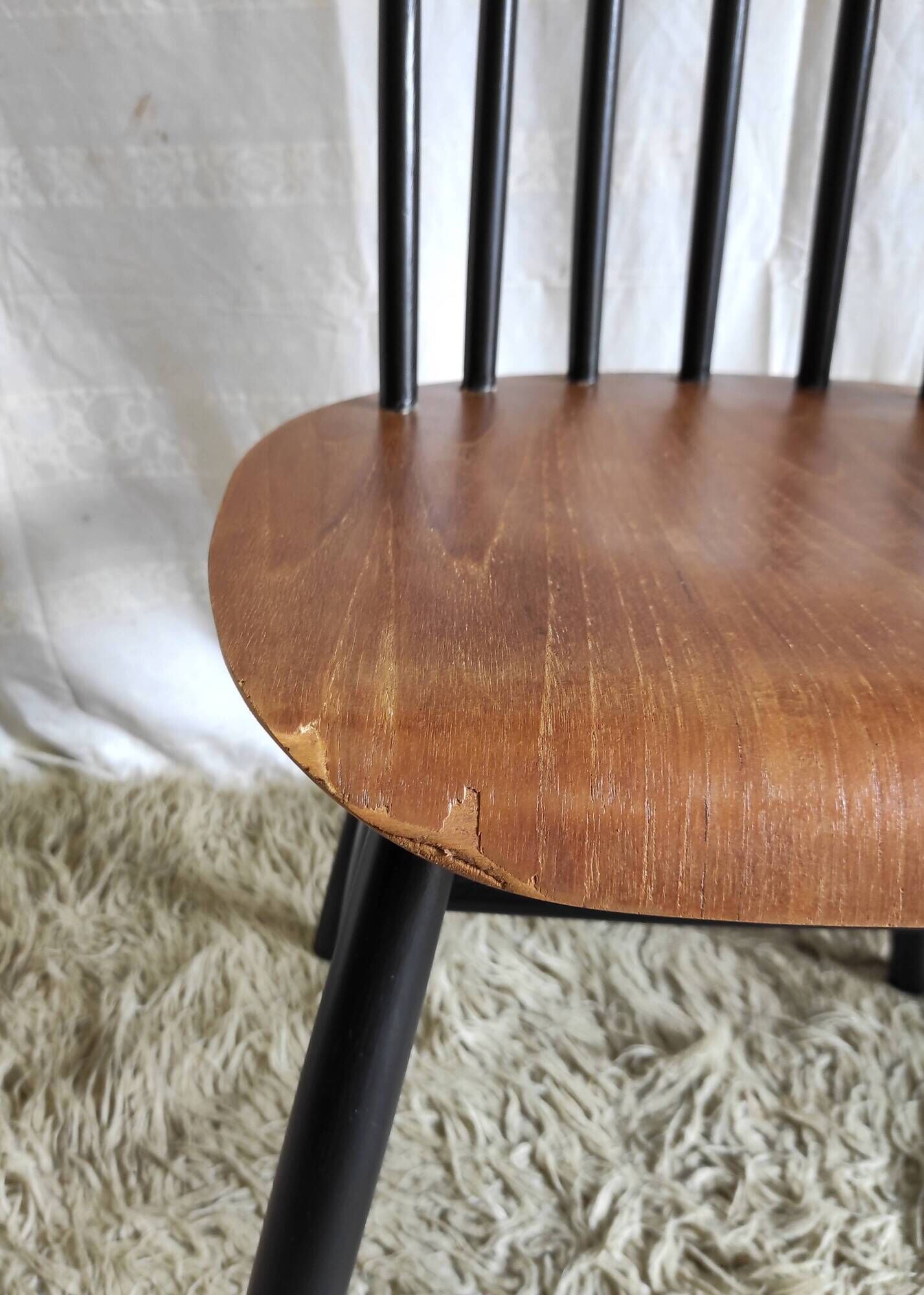 Set of 4 Scandinavian chairs Fanett by Ilmari Tapiovaara – 60s