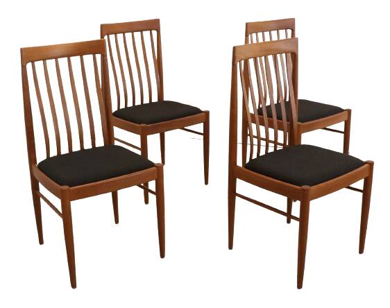 Set van 4 Bramin eetkamerstoelen 'Halgarde'