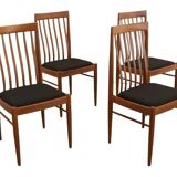 Set van 4 Bramin eetkamerstoelen 'Halgarde'