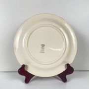 Set of 5 dessert plates Longwy, early 20th century, floral decoration.