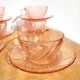 Vintage Arcopal Rosaline Coffee Cup Set