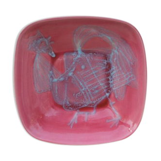 Henri Plisson 1908-2002 signed ceramic