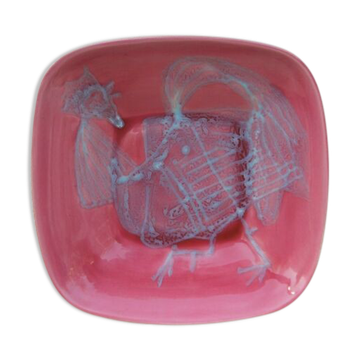Henri Plisson 1908-2002 signed ceramic