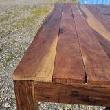 Rectangular teak dining table