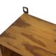 Vintage 1970s pinewood wall cabinet shelf wall unit