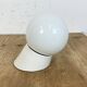 Vintage White Porcelain Wall Light, 1970s