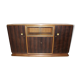 Art Deco period mahogany and macassar veneer sideboard