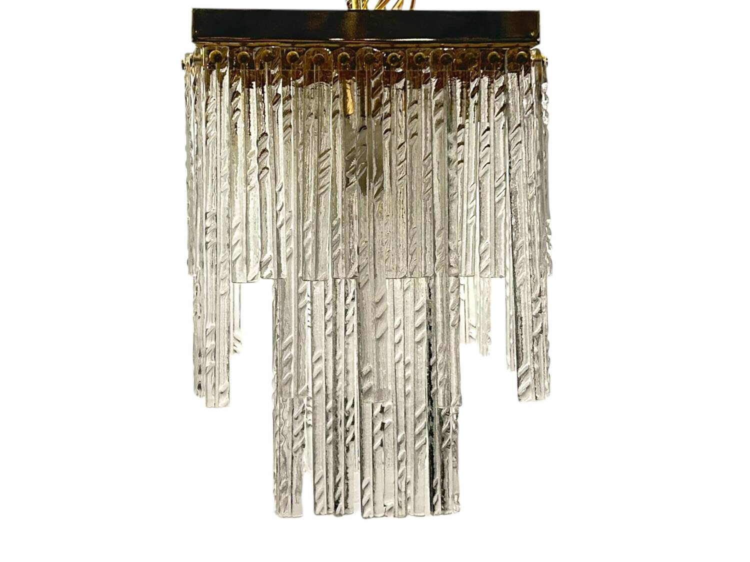 Murano Glass Rod Ceiling Light Flushmount