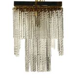 Murano Glass Rod Ceiling Light Flushmount