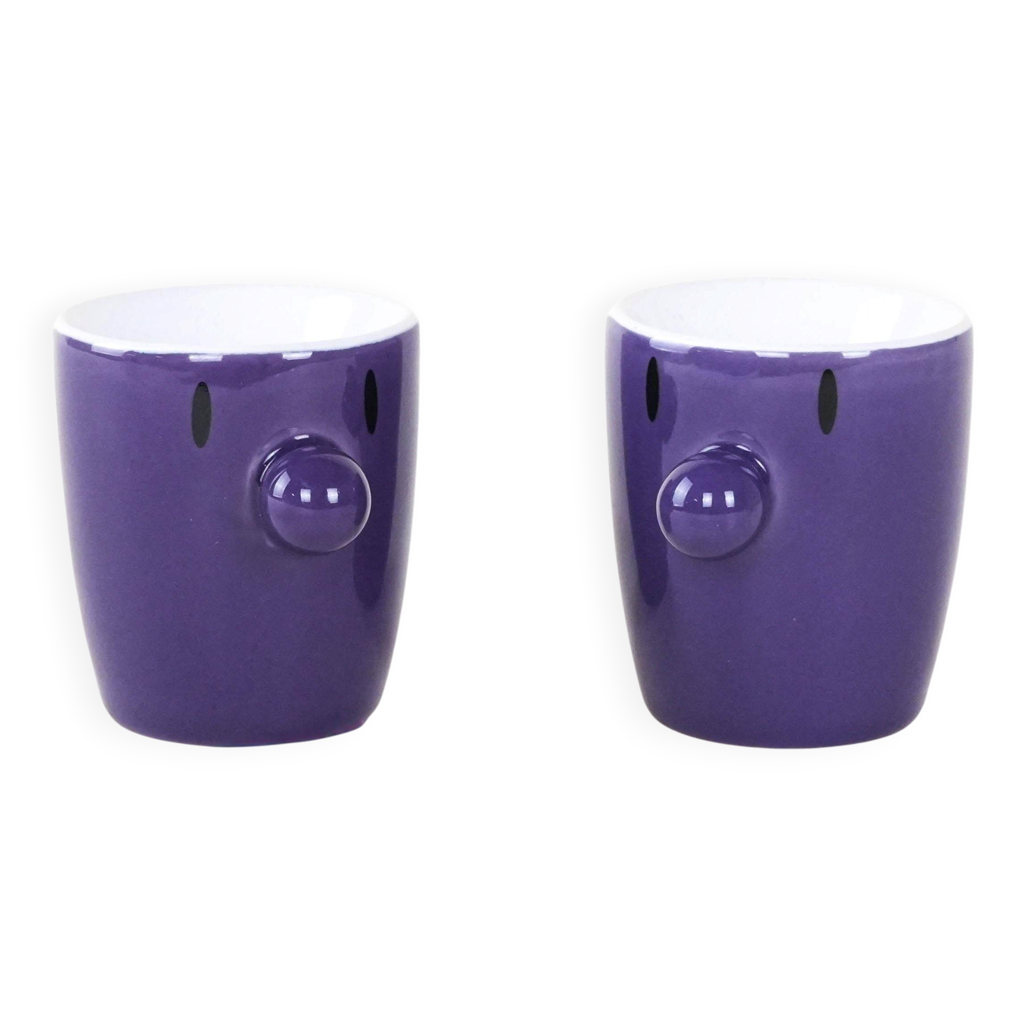 Set of egg cups, Danish design, 1970s, manufactured by HOPTIMIST