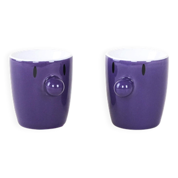 Set of egg cups, Danish design, 1970s, manufactured by HOPTIMIST