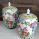 Old ginger pot chinese potiche in ceramic h.25cm