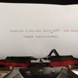 Quen-data 680 typewriter black
