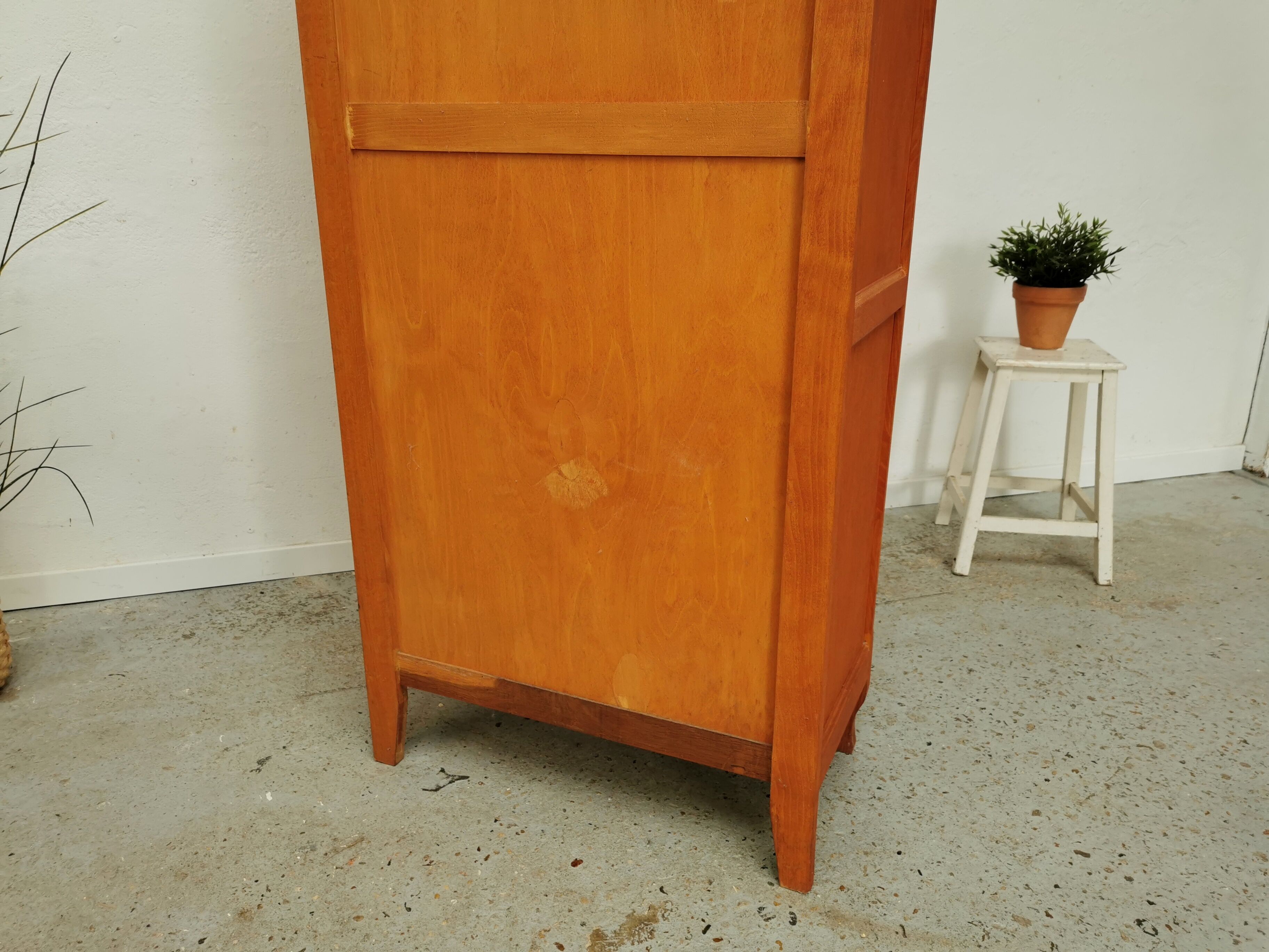 Vintage glazed Parisian wardrobe