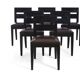 6 Christian Liaigre dining room armchairs