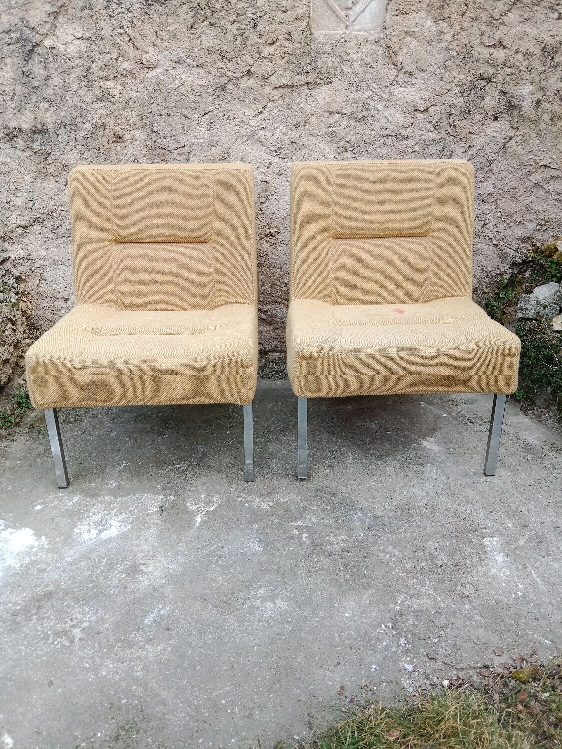 Pair of vintage armchairs