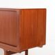 Buffet with roller shutter doors, Danish, vintage, teak, produced by Dyrlund.